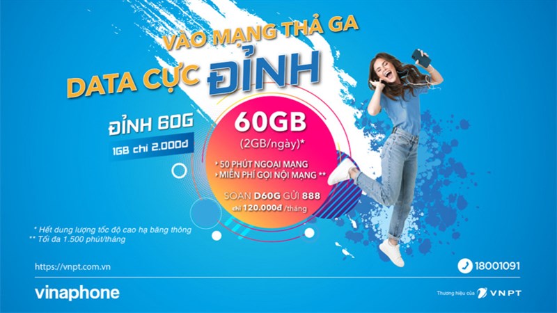 Cách đăng ký gói combo Data và thoại nhà mạng VinaPhone