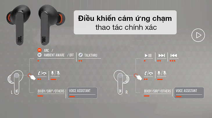 Kinh nghiệm chọn mua tai nghe không dây tốt và phù hợp nhu cầu > Tai nghe Bluetooth True Wireless JBL LIVE PRO+
