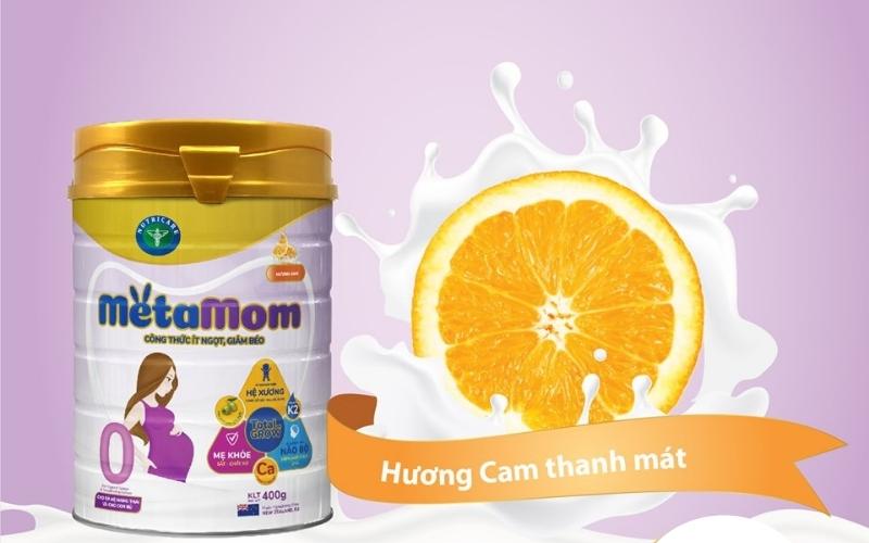 Sữa bột Nutricare MetaMom hương cam