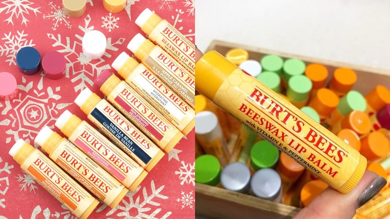 Son dưỡng môi Burt's Bees Moisturizing Lip Balm 100 % Natural có thành phần lành tính, chiết xuất thiên nhiên