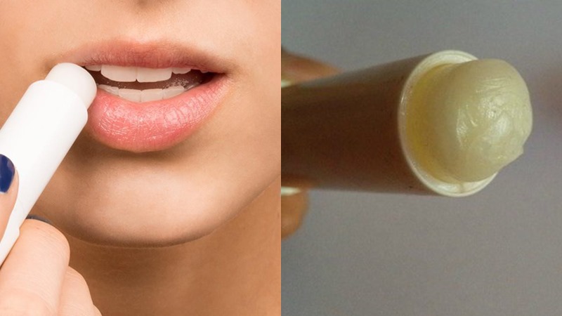 Son Dưỡng Ẩm Chuyên Sâu NIVEA Original Care có chất son màu trắng mịn, để lại lớp dưỡng ẩm mềm nhẹ trên môi
