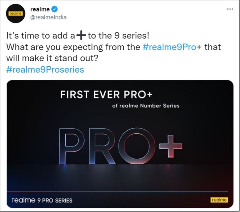 Realme 9 Pro+ được tiết lộ thông số kỹ thuật chính