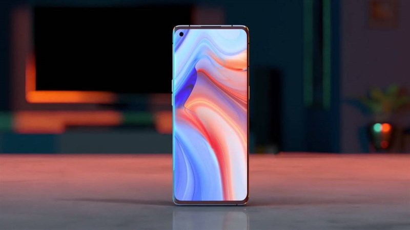 Mặt trước của OPPO Reno6 Lite với camera selfie 16MP. Nguồn: ShiftDelete