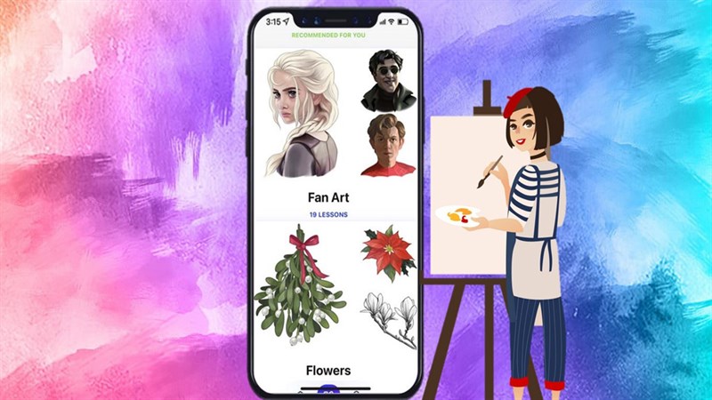 Miễn phí Tải app vẽ trên điện thoại Nhập vai người nghệ sĩ