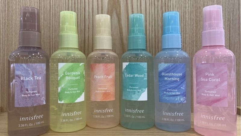  Innisfree Perfumed Body Hair Mist