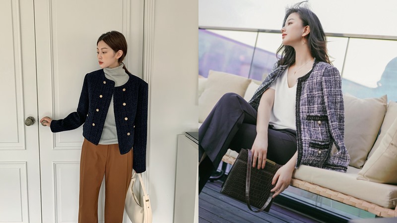 Đón Tết sành điệu nếu bạn biết cách phối áo dạ tweed theo 4 cách sau