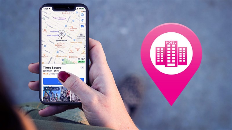 cách tìm nhà nghỉ gần bạn nhất bằng Google Maps