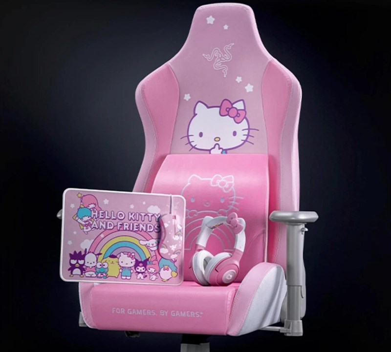 Dòng Razer X Hello Kitty mới có những sản phẩm rất dễ thương