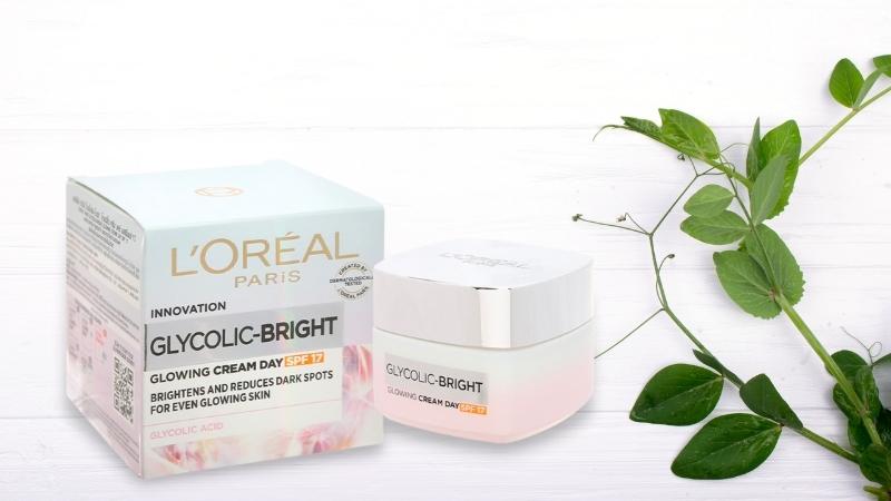 L'Oreal Glycolic-Bright Glowing Cream Day dưỡng da ban ngày
