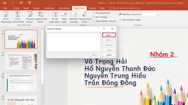 Hướng dẫn cách trình chiếu 1 slide bất kỳ trong PowerPoint siêu dễ