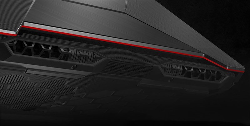 Khe tản nhiệt phía sau của ASUS TUF Gaming FX506LH. Nguồn: ASUS.