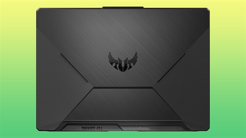 Logo của ASUS TUF Gaming FX506LH được đặt nằm ngay chính diện trông vô cùng nổi bật. Nguồn: ASUS.