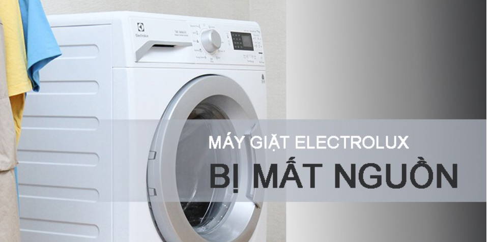 Máy giặt Electrolux gặp sự cố mất nguồn