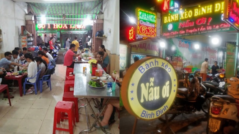 Quán bánh xèo Bình Định Nẫu ơi