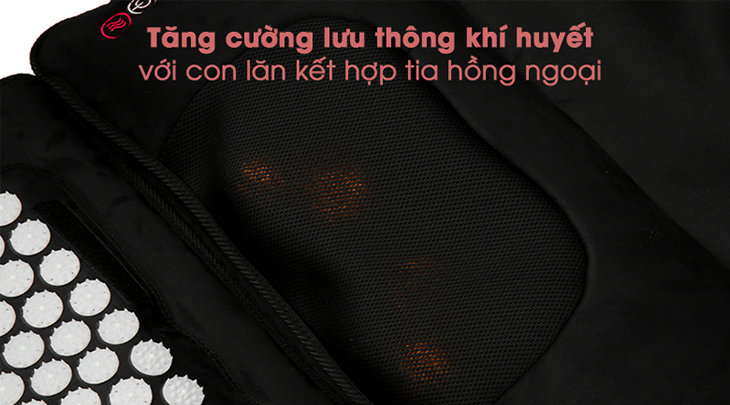 Hỗ trợ công nghệ nhiệt massage hồng ngoại 