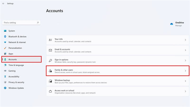 Cách tạo tài khoản Khách (Guest Account) cho máy tính trên Windows 11
