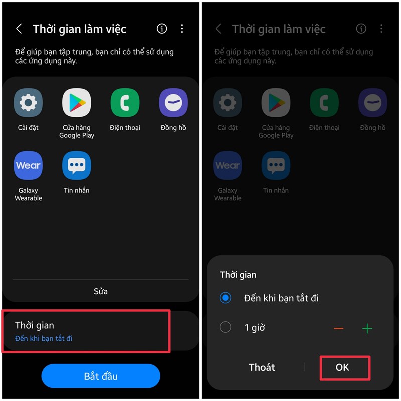 Cách bật chế độ tập trung Focus Mode trên điện thoại Samsung