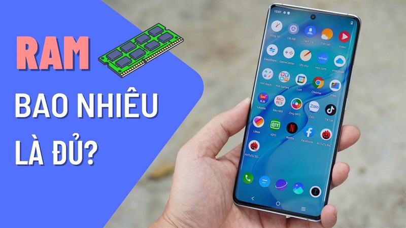 RAM điện thoại bao nhiêu là đủ?