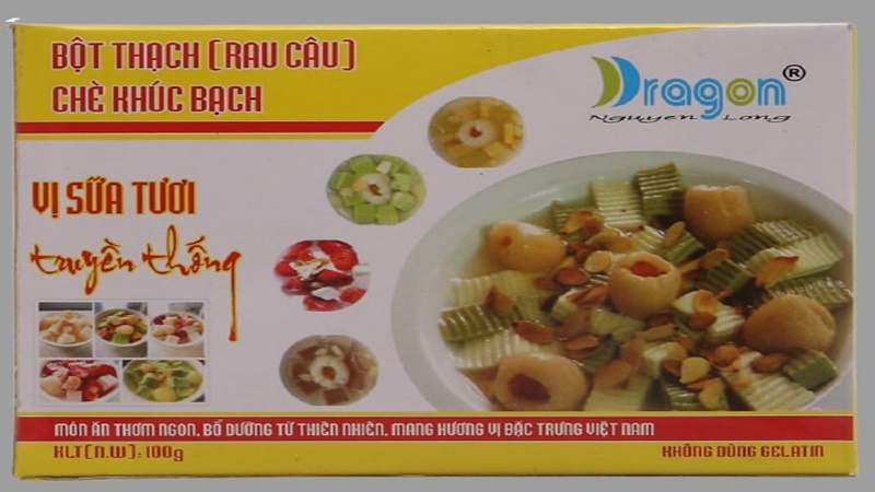 Thạch khúc bạch Dragon hương sữa tươi