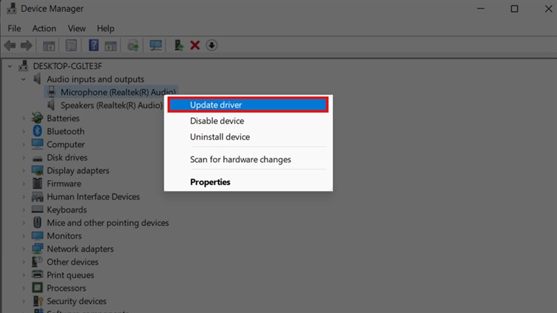 cách sửa lỗi micro không hoạt động trên Windows 11