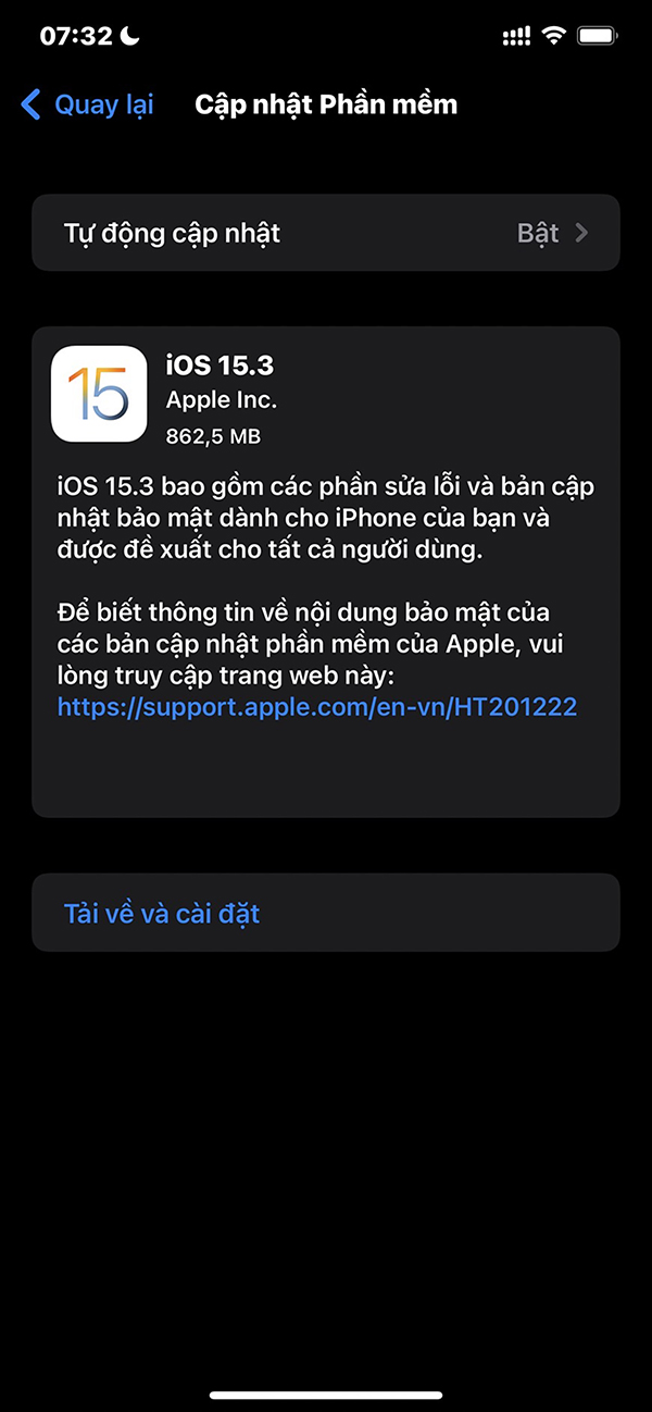 iOS 15.3 ra mắt: Sửa lỗi quan trọng có thể 'gây độc' cho iPhone