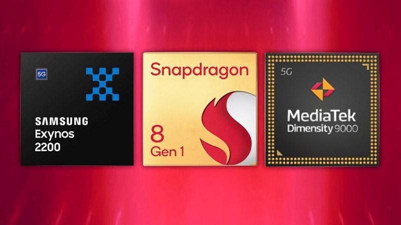 Snapdragon 8 Gen 1 và Exynos 2200 bị Dimensity 9000 vượt mặt trên Geekbench