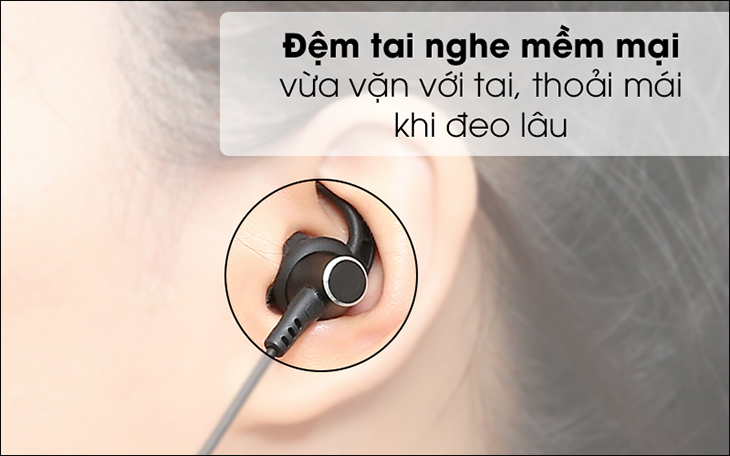 Tai nghe Bluetooth Mozard Flex4 Đen Xanh