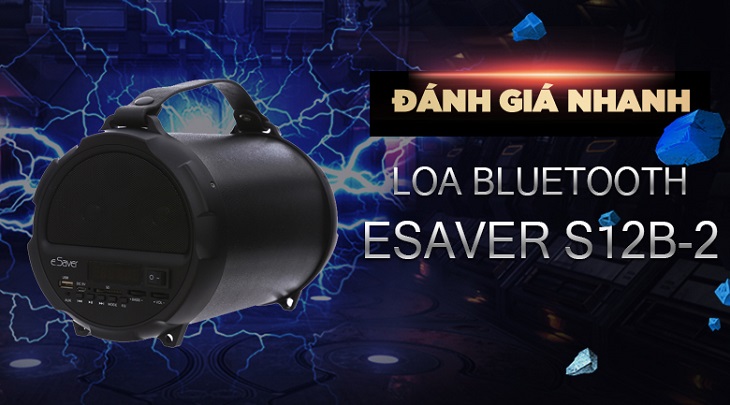 Loa Bluetooth eSaver S12B-2 Đen