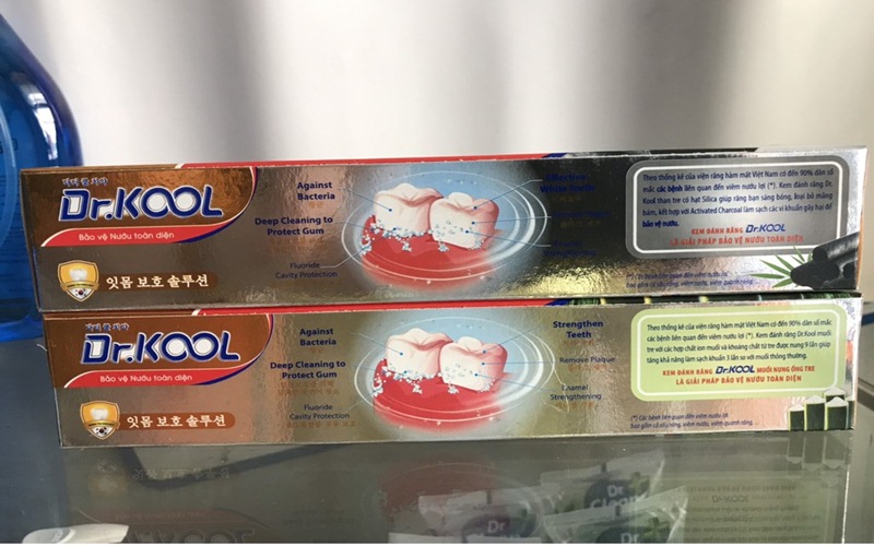 Kem đánh răng Dr. Kool muối tre Kem đánh răng Dr. Kool muối tre