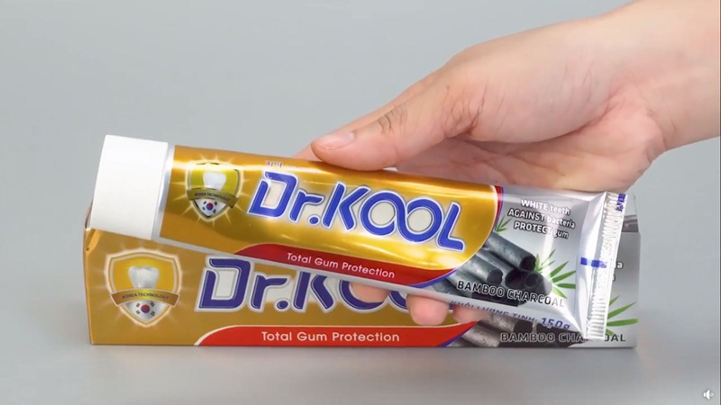 Kem đánh răng Dr. Kool than tre Kem đánh răng Dr. Kool than tre
