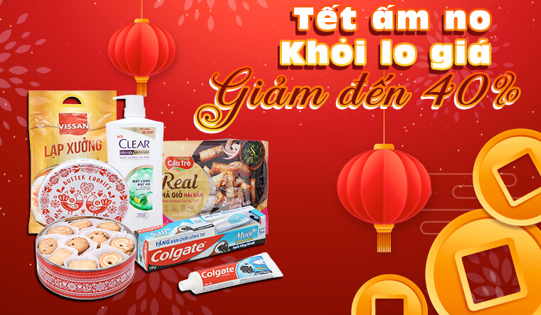 Tết ấm no, giá khỏi lo giảm đến 40% cho tuần cuối cùng của năm
