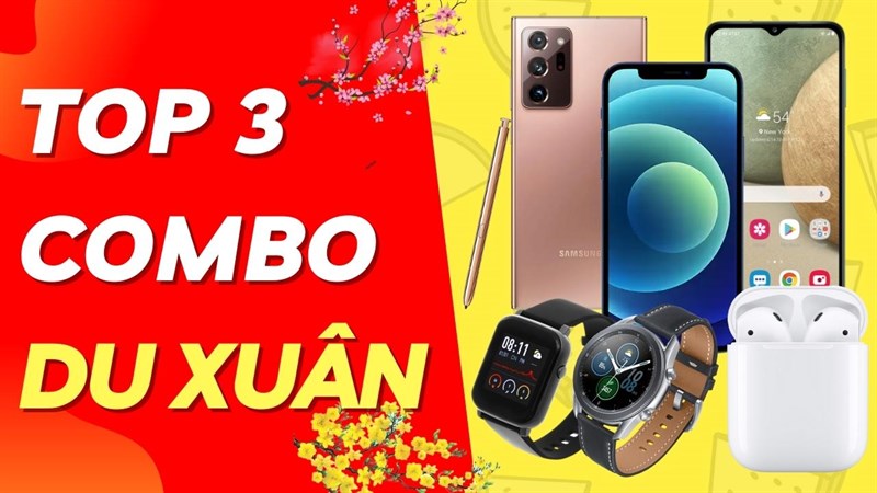 Sắp đến tết rồi, sắm ngay 3 combo du xuân siêu ngầu cho hội fan công nghệ, có thêm giảm giá lại càng mê đó nha