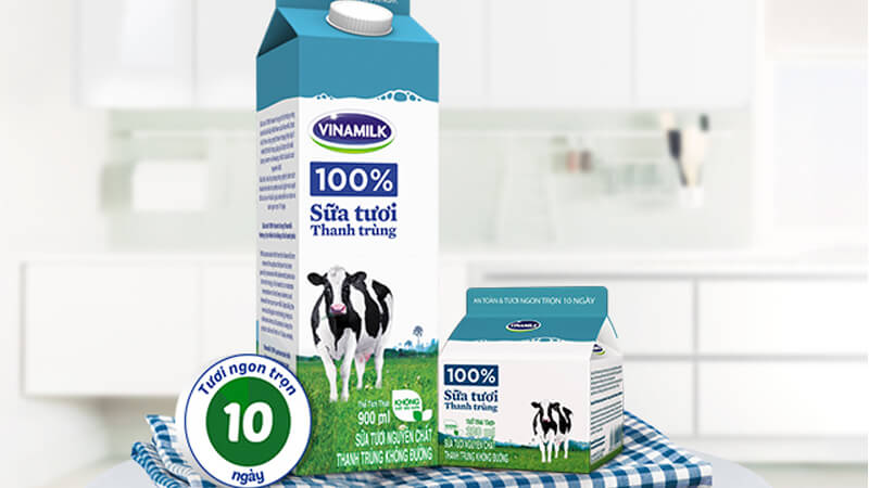 Top 10 sữa tươi thanh trùng ngon, chất lượng nhất hiện nay