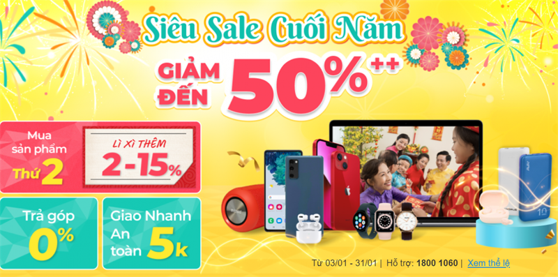 Siêu sale cuối năm