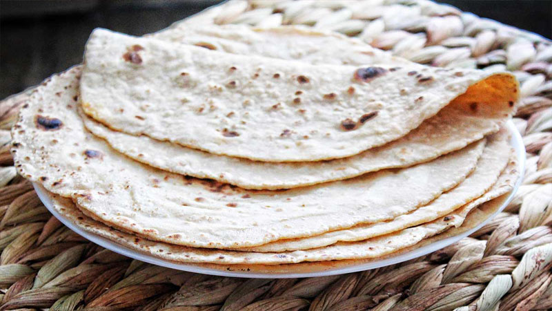 Bánh Roti - Chapati kiểu Ấn Độ