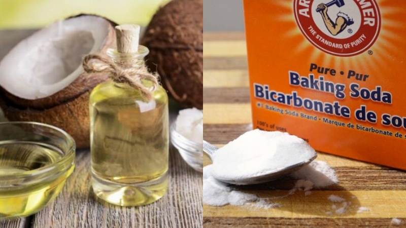 Có thể pha baking soda vào dầu dừa