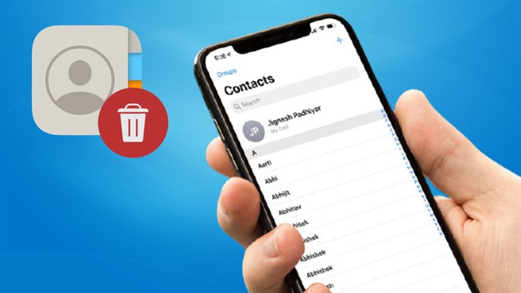 Cách xoá danh bạ trên iPhone vô cùng đơn giản và tiện lợi