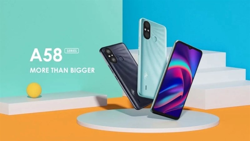 Itel A58 và A58 Pro ra mắt với màn hình lớn, chạy hệ điều hành Android 11 Go