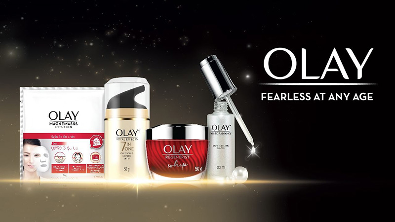 Olay là thương hiệu đình đám chuyên về các sản phẩm chống lão hóa