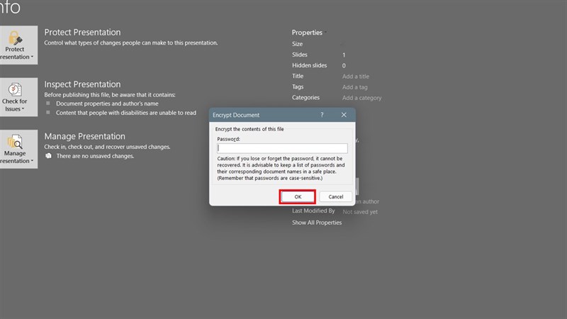 Cách tắt mật khẩu cho file PowerPoint Cách tắt mật khẩu cho file PowerPoint