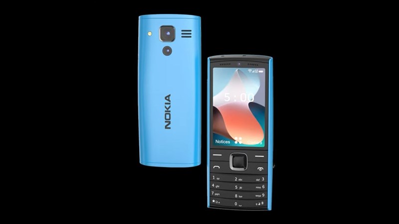 Nokia 1100 5G phiên bản màu xanh dương khá đẹp. Nguồn: Vids 4u.