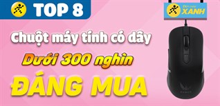Top 8 chuột máy tính có dây giá rẻ dưới 300 nghìn đáng mua tại Điện máy XANH