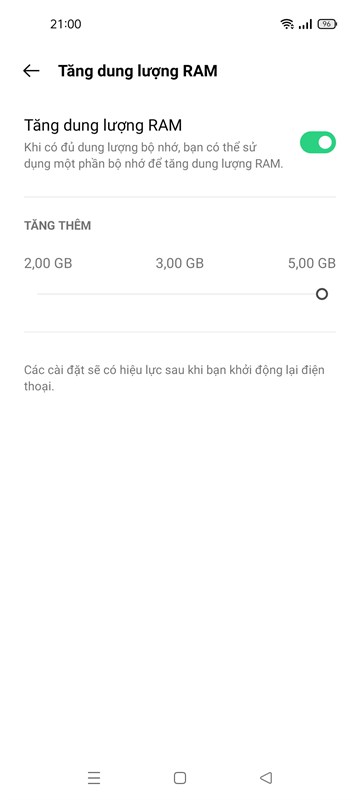 Bên cạnh một cấu hình hấp dẫn thì OPPO A95 còn có tính năng RAM ảo độc đáo.
