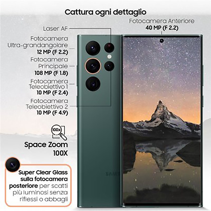 Hình ảnh marketing của Galaxy S22 Ultra bị rò rỉ với thông số 