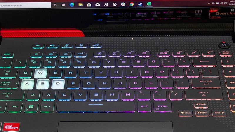 ban phim laptop choi game