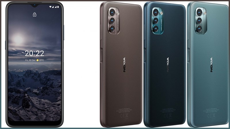 Nokia G21 Lộ Ảnh Render Chính Thức: Ba Phiên Bản Màu Đẹp, Camera 50Mp