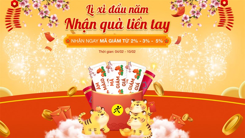 Tham gia Mini Game đầu năm của Thế Giới Di Động, nhận lì xì hấp dẫn