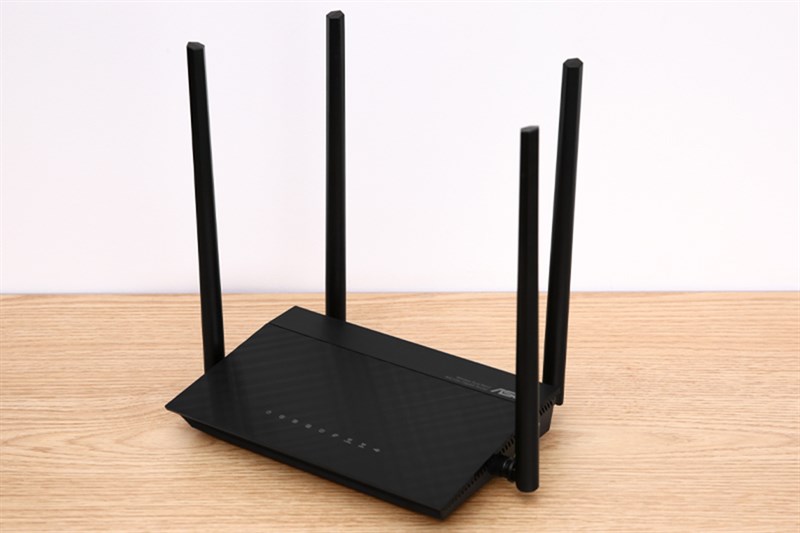 Router Wifi Chuẩn AC1500UHP Băng Tần Kép Asus AC1500 Đen