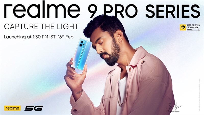 Realme chính thức ấn định thời gian ra mắt dòng Realme 9 Pro