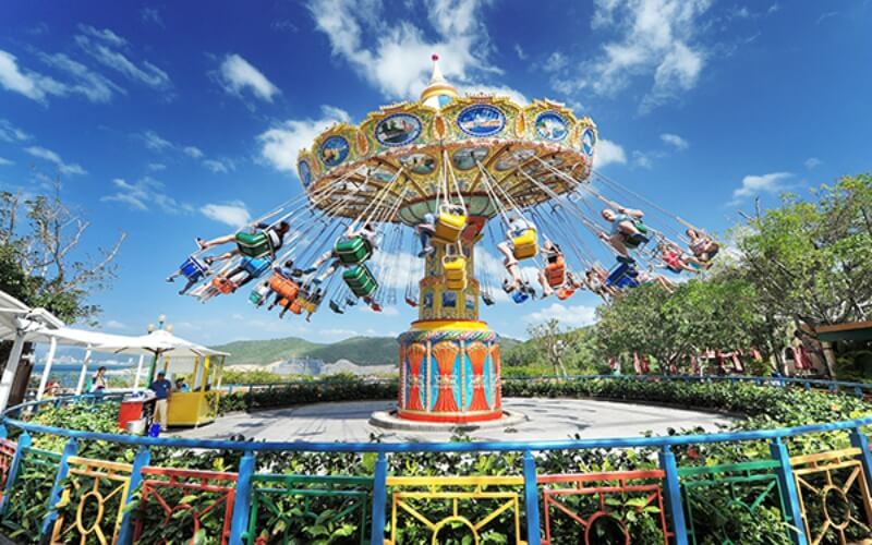 Đu quay dây văng Swing Carousel